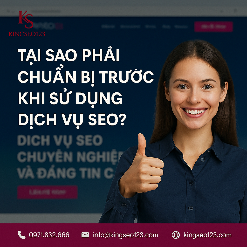 Chuẩn bị trước khi dùng dịch vụ SEO là cần thiết